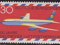 Germany - 1969 - Transports - 30 - Multicolor - Transports, Avion, Boeing - Scott 994 - Boeing 707 - 0